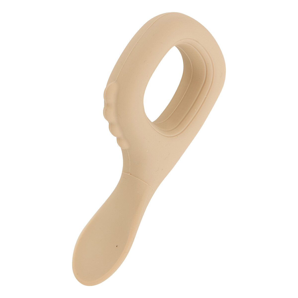 Set de babero y cuchara YUM beige
