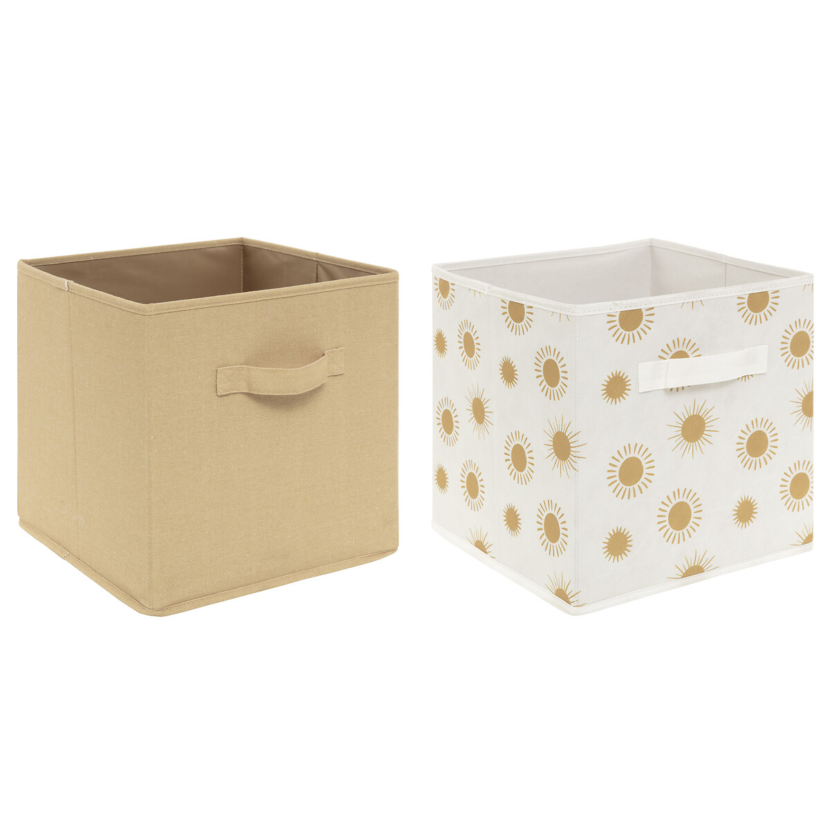 Set de 2 cubos de almacenaje SOLEIL