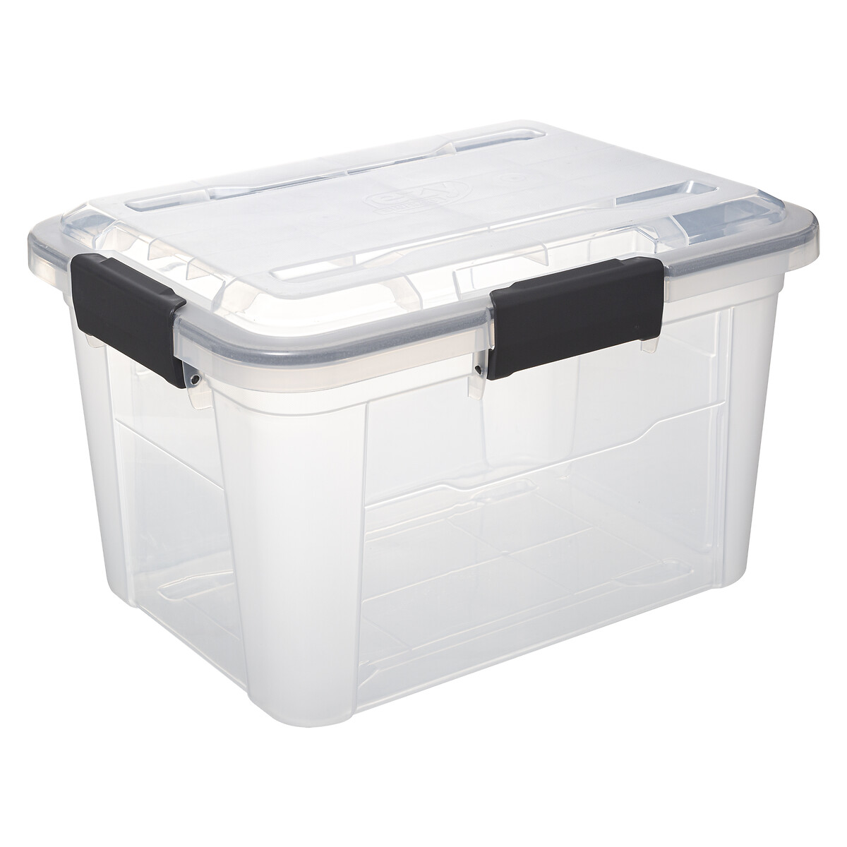 Caja de almacenaje con tapa de pl&aacute;stico 18L