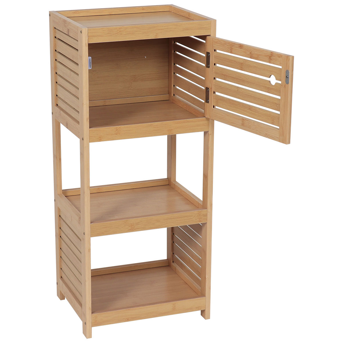 Armario bajo de ba&ntilde;o TRINIDAD de mdf y bamb&uacute;