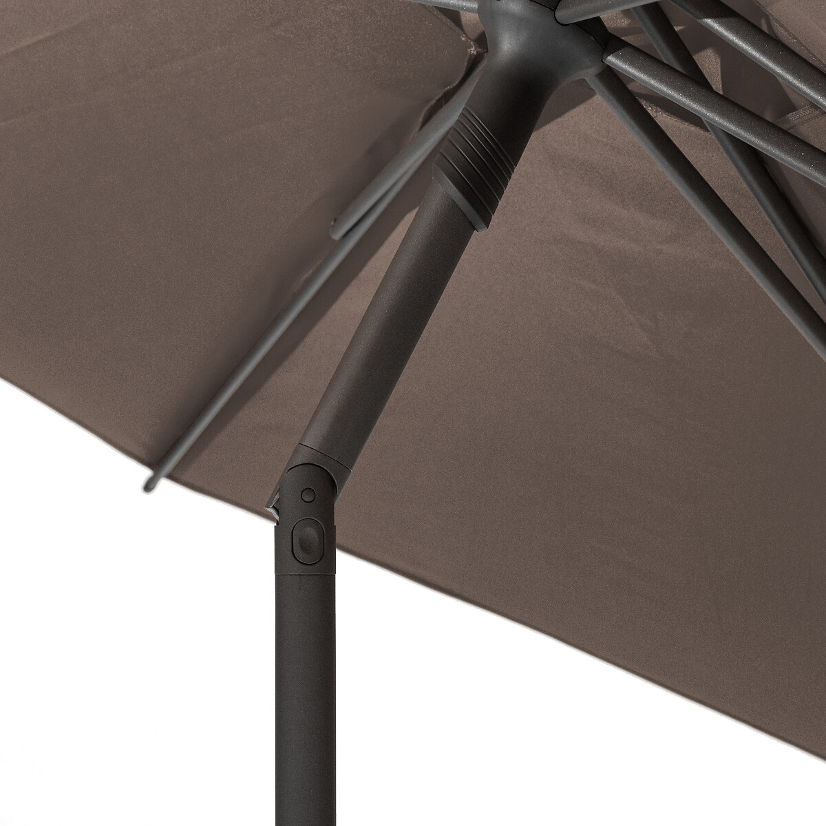 Parasol SOYA gris pardo 2.7m