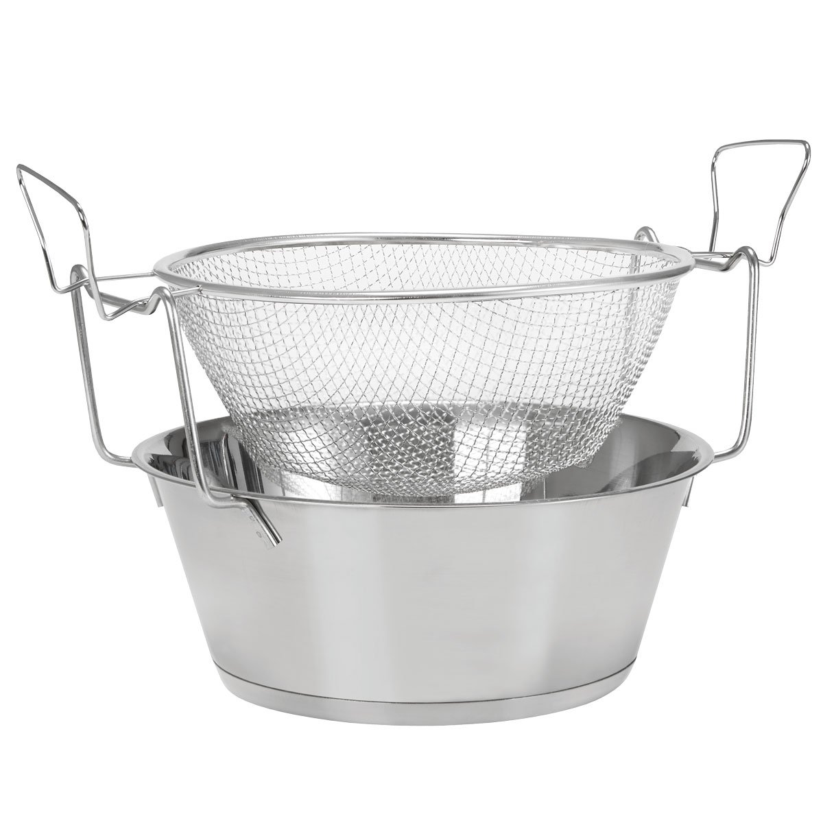 Freidora Inoxidable C/Asas 24Cm