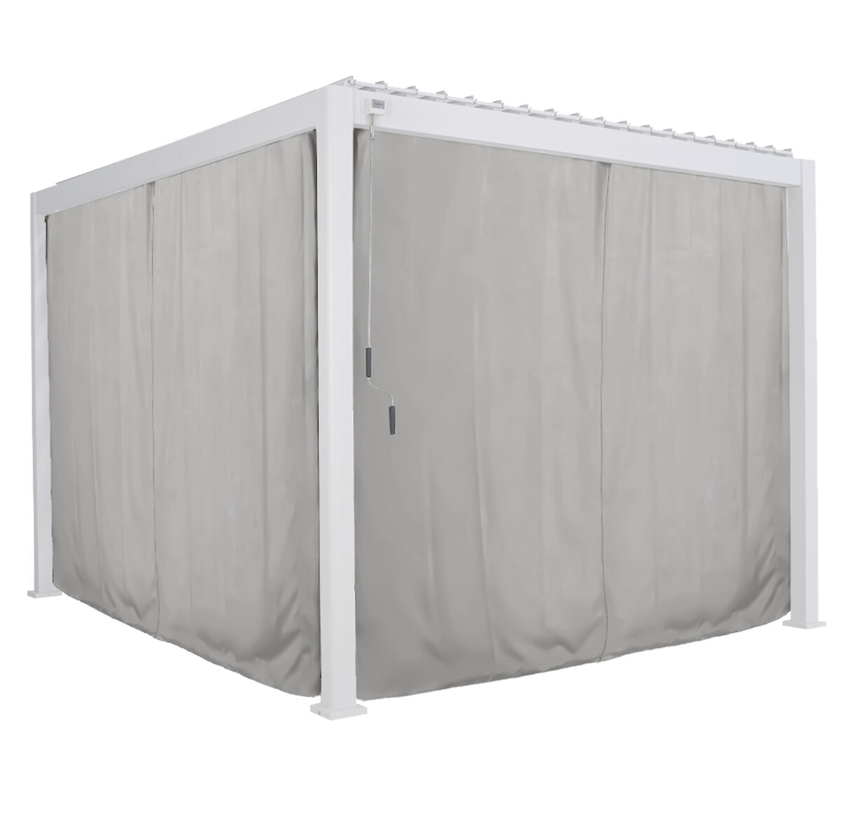 Cortinas y mosquitera &Eacute;VORA blanco 3.6x3.6cm