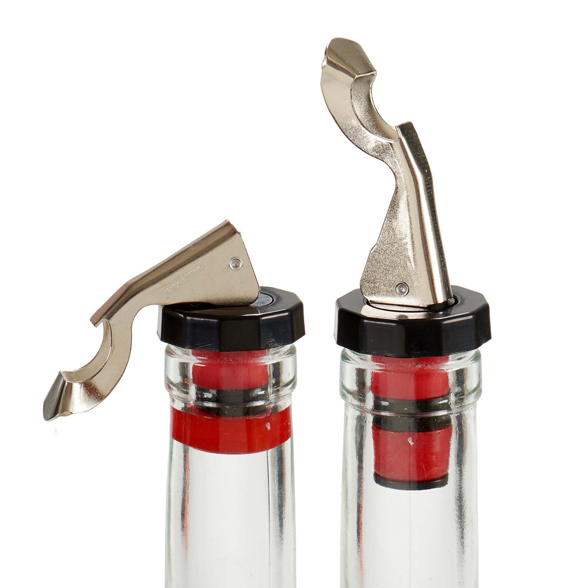 Set 2 Tapones De Vino Metal/Silicona