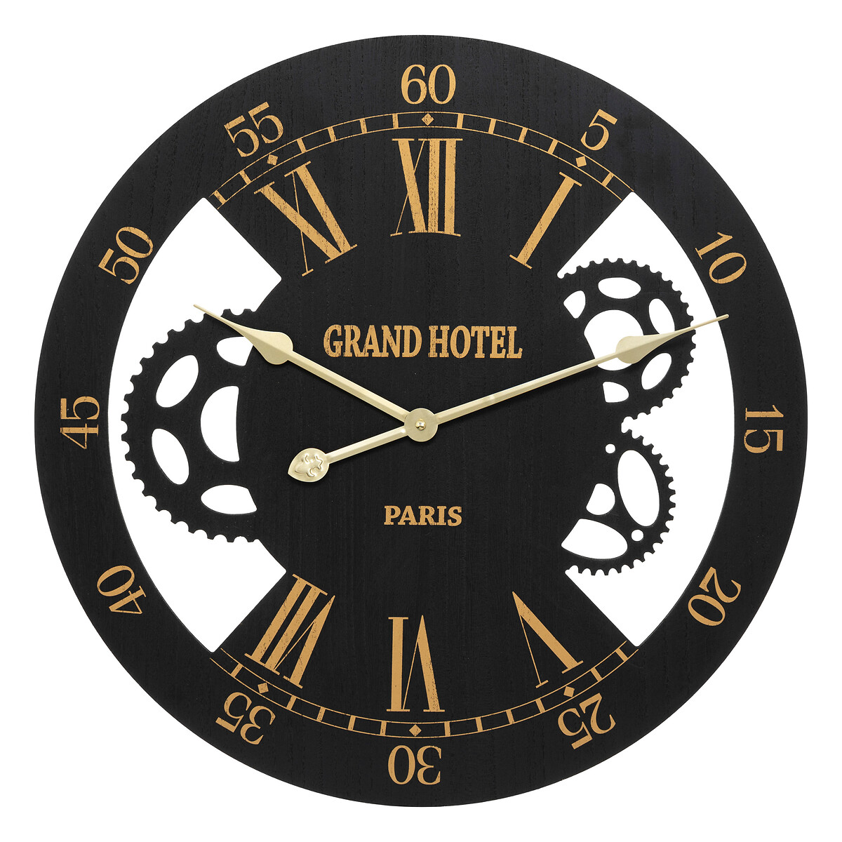 Reloj mec&aacute;nico CAMILLO negro 54cm