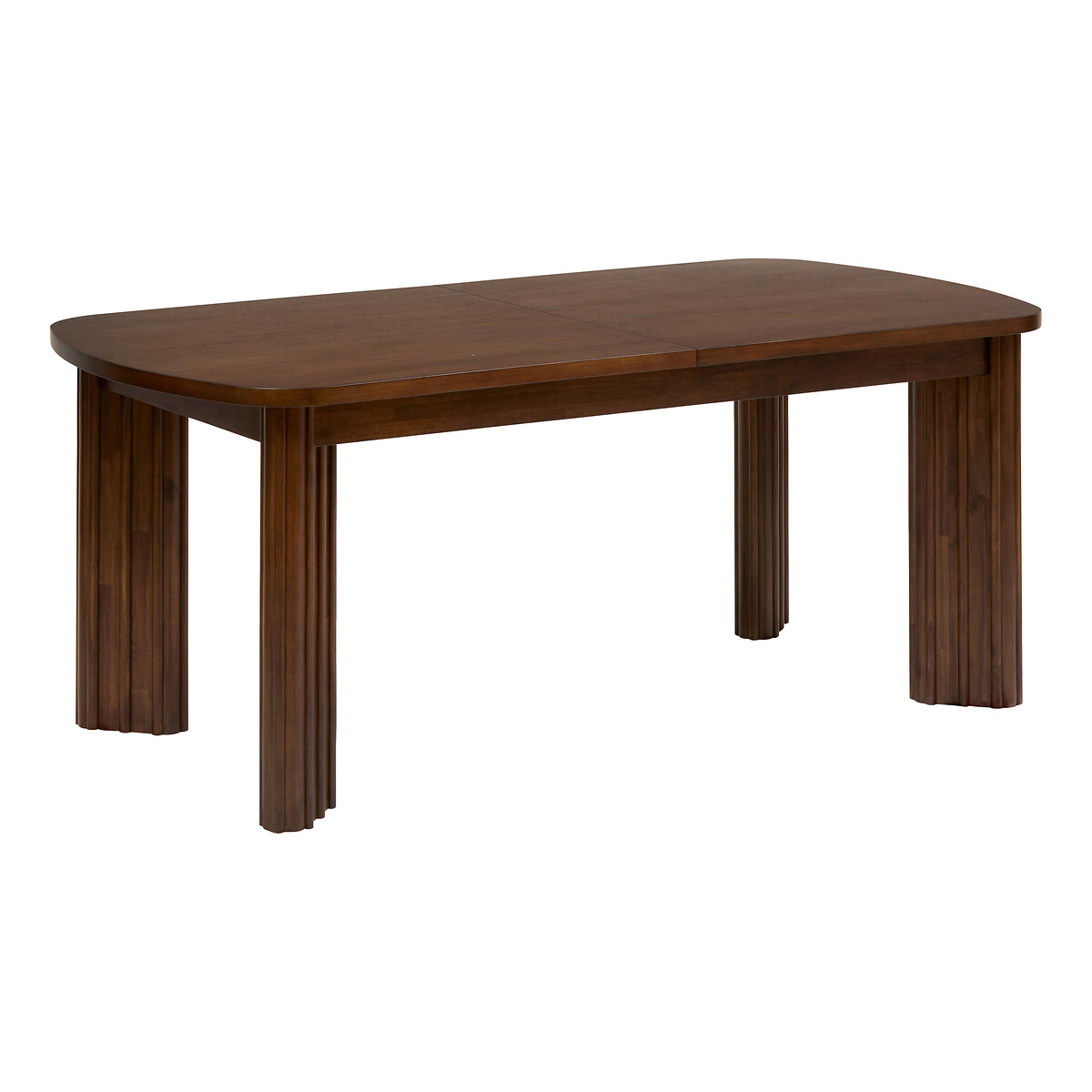 Mesa de comedor extensible RIKAYA de madera de aca