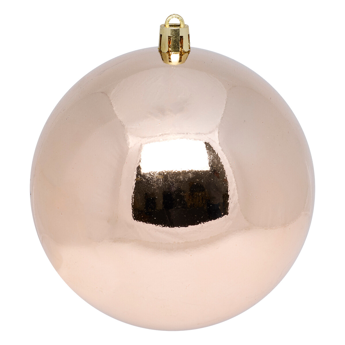 Set 4 bolas de Navidad champ&aacute;n 10cm 