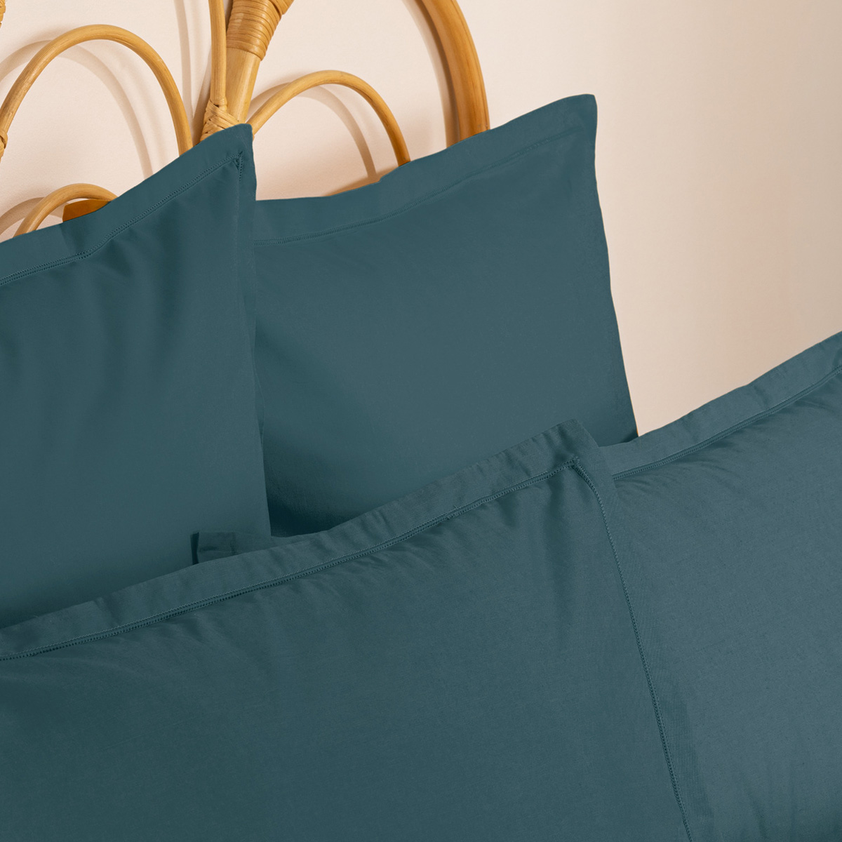 Funda de coj&iacute;n azul 63x63cm