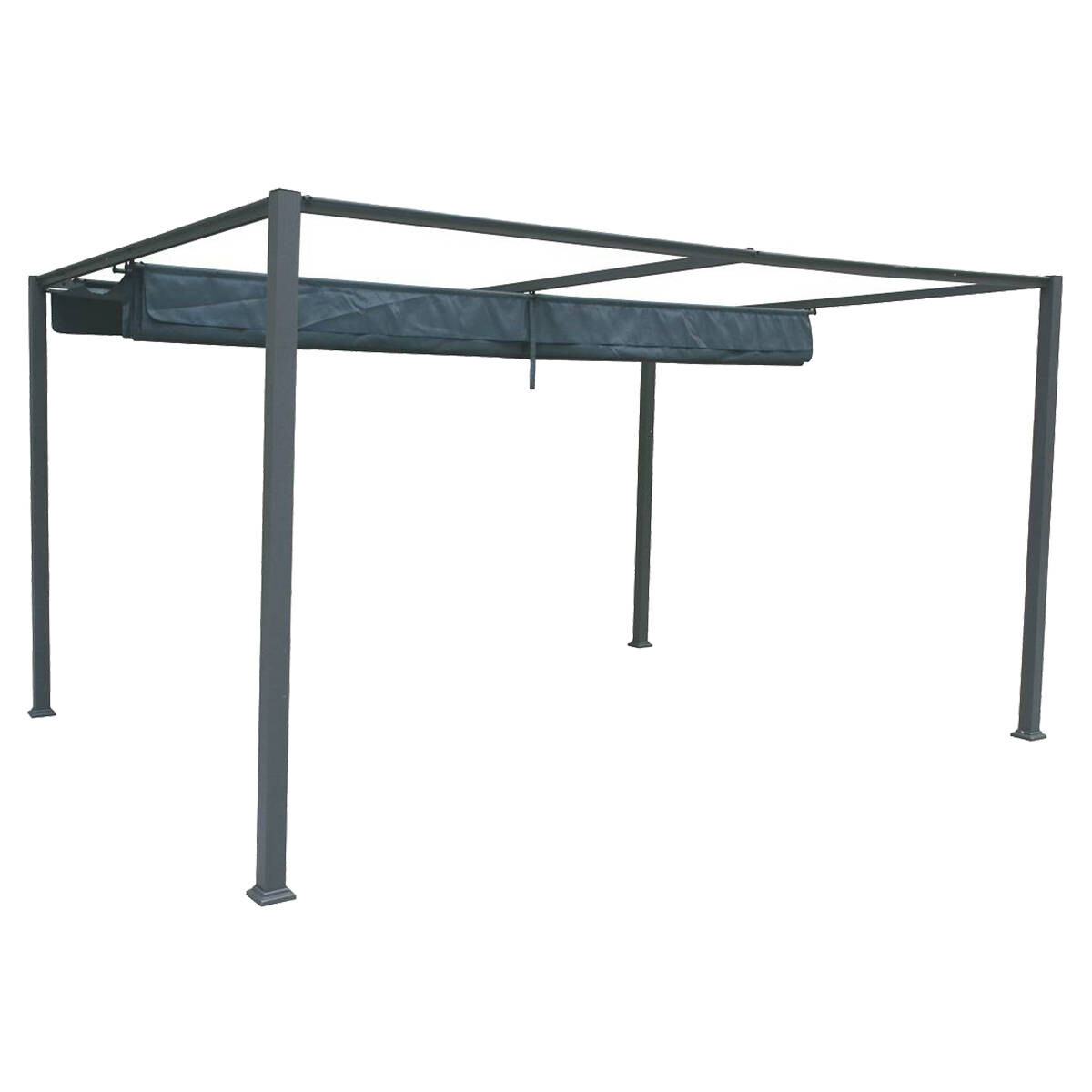 P&eacute;rgola PALMEIRA gris ardosia 3x4m