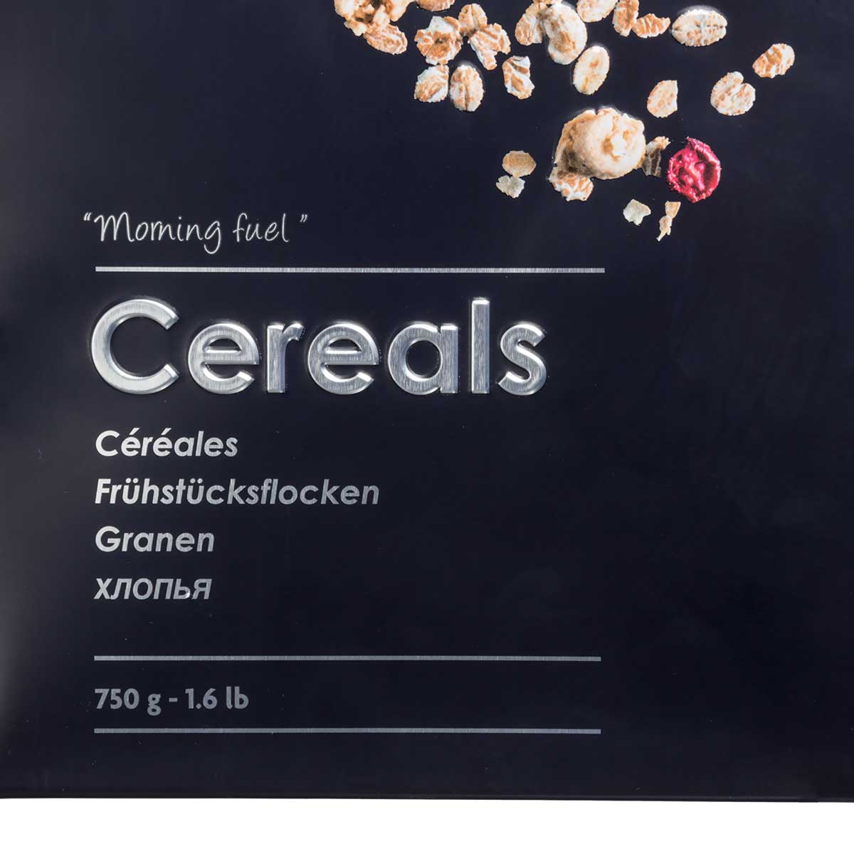 Caja P/Cereales Met&aacute;lica C/Dise&ntilde;o