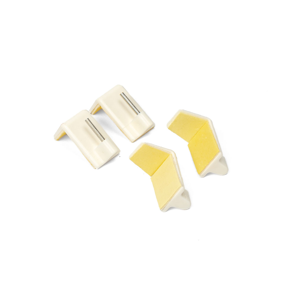Juego De 4 Soportes Pvc Adhesivo