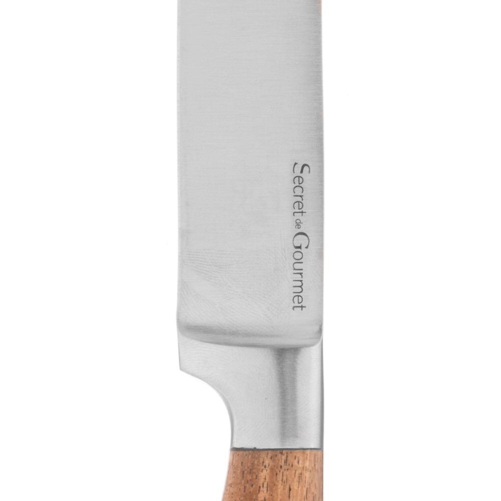 Cuchillo Cocina Elegancia Mango Madera