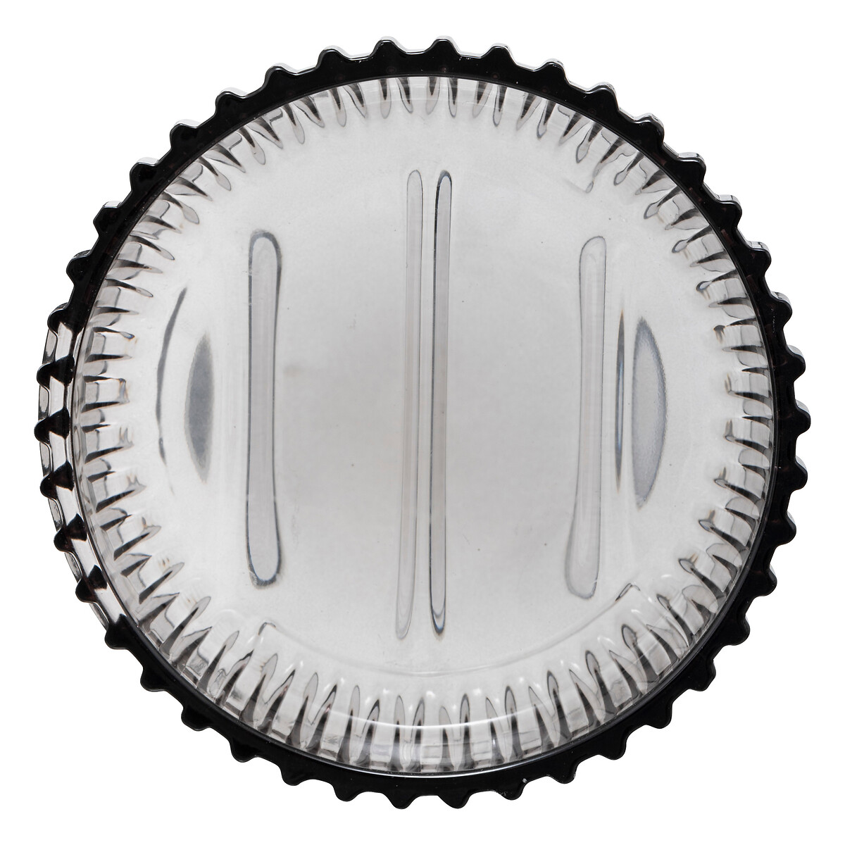  Jabonera GLASS gris de vidrio 