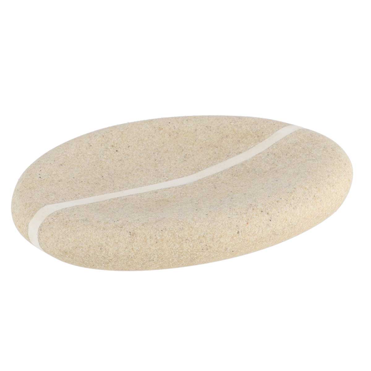 Jabonera Baño Beige Efecto Piedra